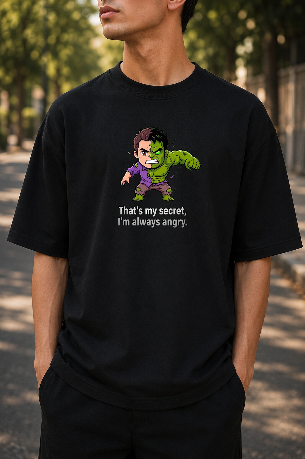 Hulk Rage Mode Oversized T-Shirt