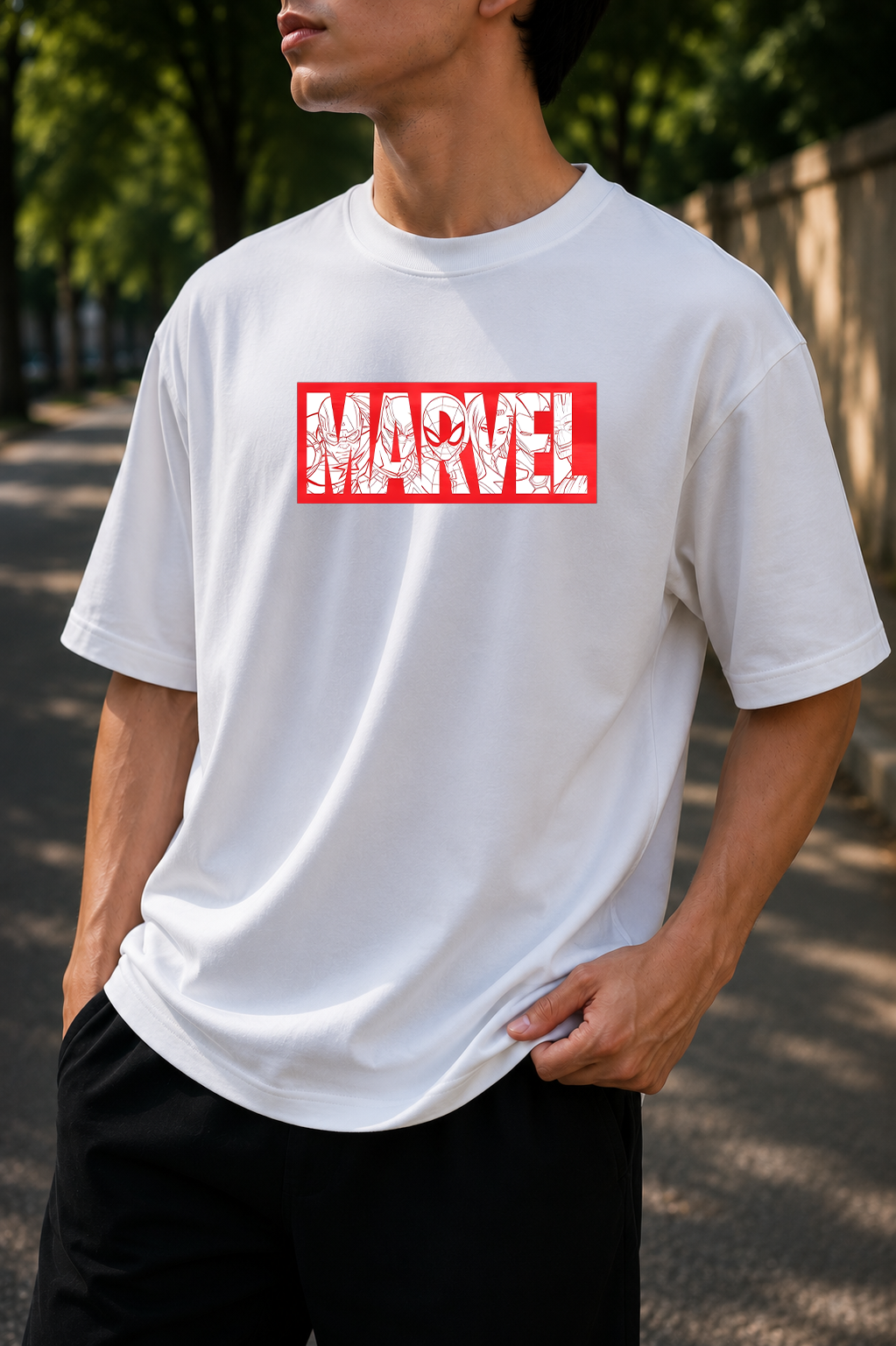 Marvel Heroes Oversized T-Shirt