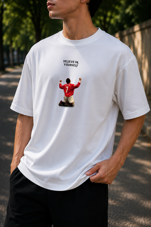 Believe In Yourself | Ronaldo Legacy Oversized T-Shirt